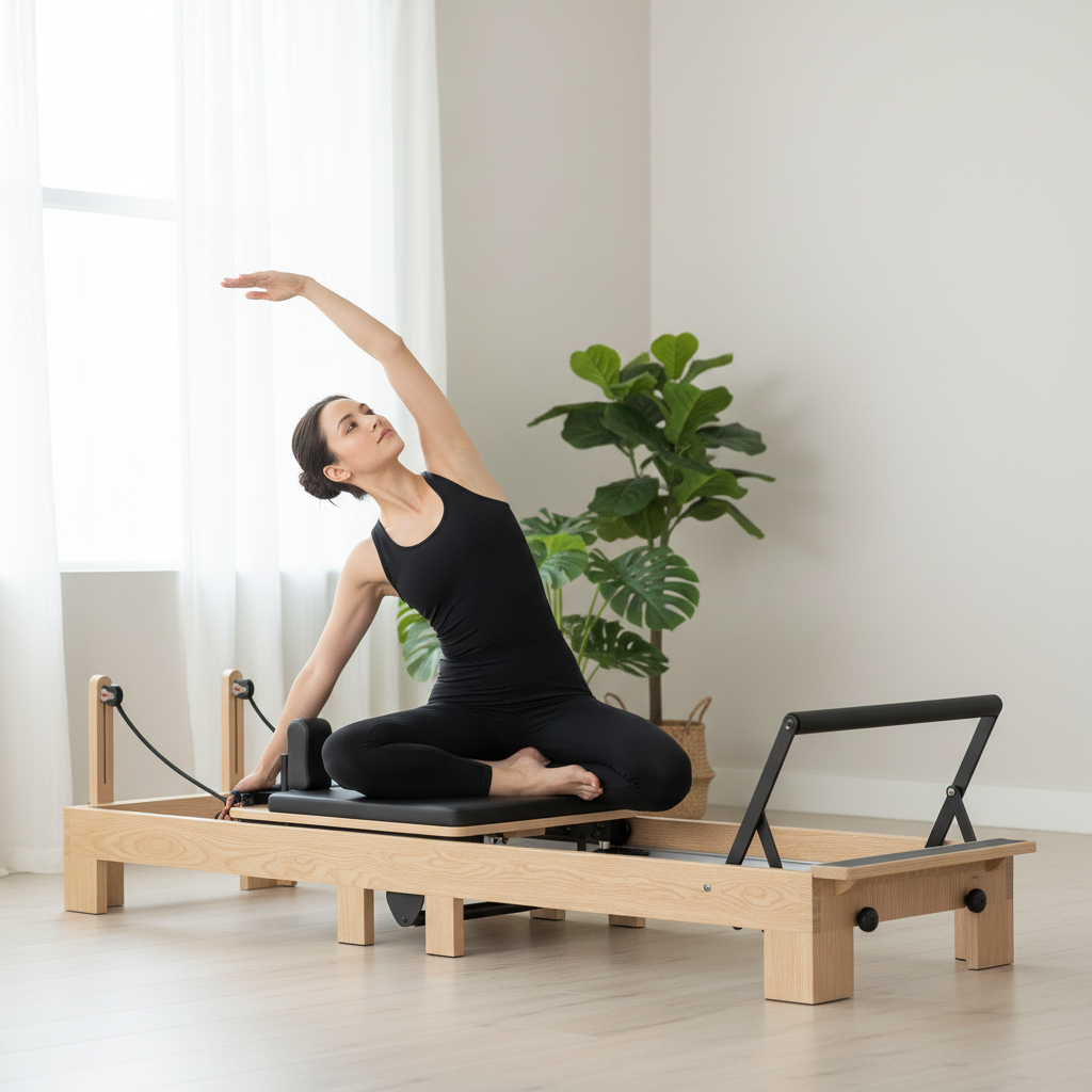 Woman Doing Mermaid Stretch