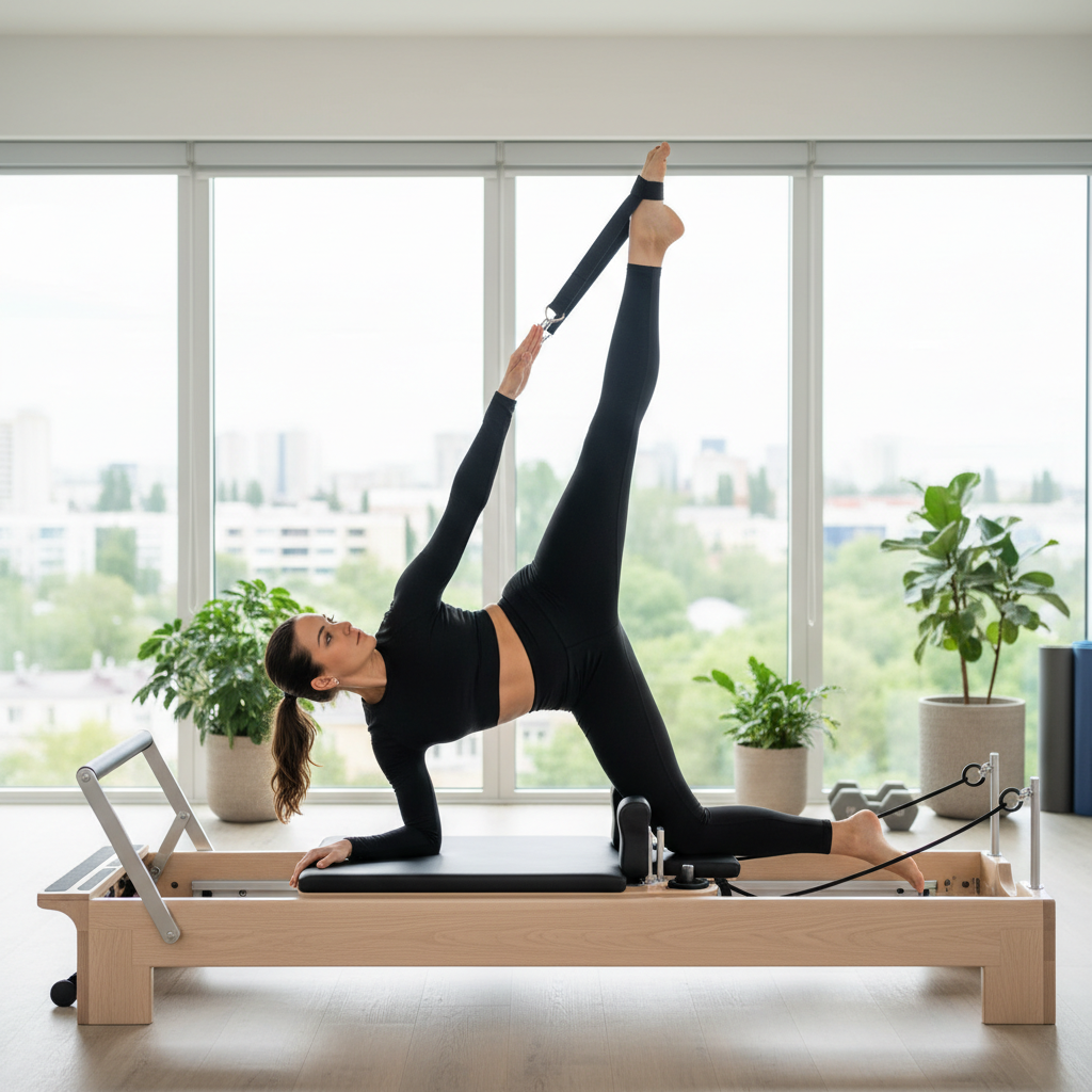 Woman Doing Side Leg Exercise